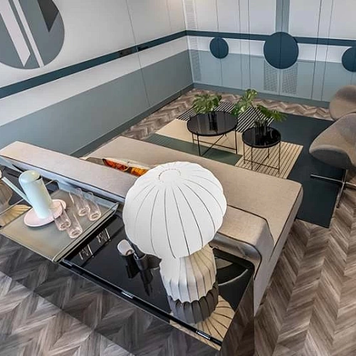 CHEVRON SILVER ПРОБКОВОЕ ПОКРЫТИЕ CORKSTYLE ПРОБКОВЫЙ ПОЛ КЛЕЕВОЙ CHEVRON